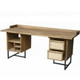 thumbnail image 5 of Recycled Teak Wood West Indies Cane Writing Desk, 5 of 5