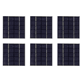 thumbnail image 1 of Placa solar de células fotovoltaicas de 3W y 5V para batería de 3,7V, cargador de batería/teléfono de 3-5V, 1 of 8
