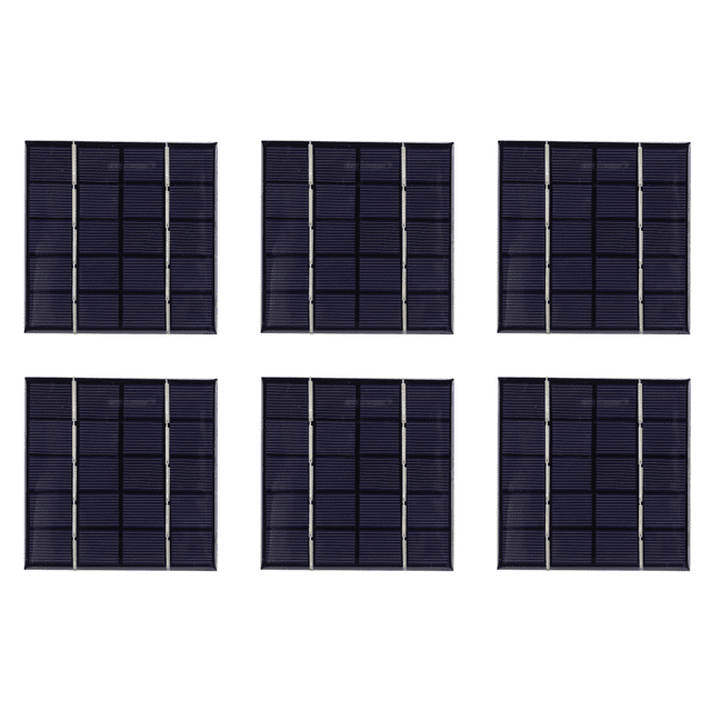 Placa solar de células fotovoltaicas de 3W y 5V para batería de 3,7V, cargador de batería/teléfono de 3-5V