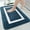 Navy Blue, variant on Smiry Luxury Microfiber Bathroom Rug Mat 20"x30" Soft Absorbent Bath Rug Non-Slip Plush Shaggy Bath Carpet,Navy Blue