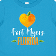 thumbnail image 4 of Inktastic Fort Myers Florida Orange in Heart Boys or Girls Baby T-Shirt, 4 of 5