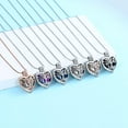 thumbnail image 5 of Cremation Urn Necklace for Ashes Tree of Life Locket Mini Keepsake Ashes Hollow Pendant Heart Cremation Keepsake Memorial Ash Jewelry for Women, 5 of 8