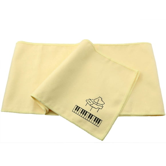 Ruiwaer Amarillo Funda para Tecla de Piano Teclado Paño de Franela a Prueba de Polvo para Teclado electrónico de 88 Teclas Piano Digital Consolas Yamaha Casio Roland