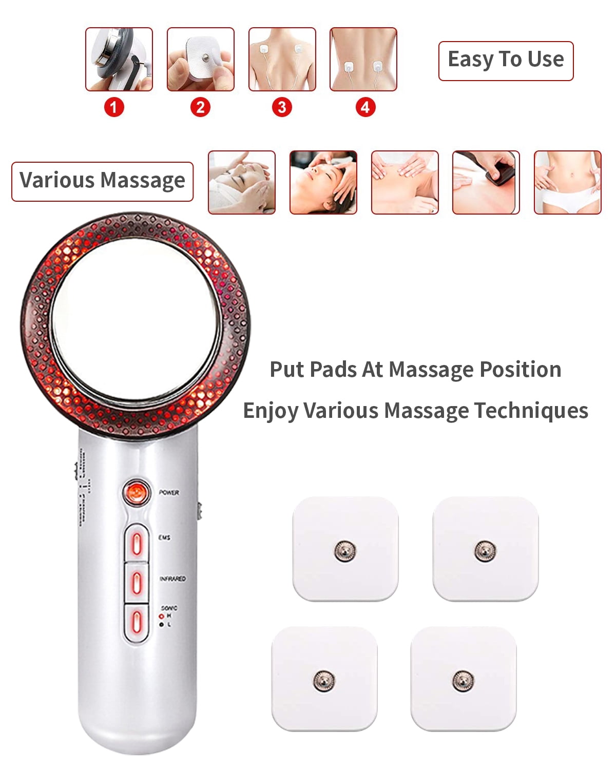 ボディ・フェイスケア 3 IN 1 SLIMMING MACHINE 3in1 SLIMMING MACHINE 美顔器 【公式通販】