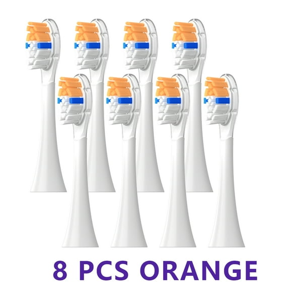 8 pcs Replacement Brush Heads for Philip Diamond series HX6064 HX6930 HX6730 Sonic Electric Toothbrush Vacuum Nozzle A3
