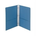 thumbnail image 3 of 2-Pocket Folder w/Tang Fastener Letter, 1/2" Cap, Blue, 25/Box, 3 of 4