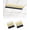 Gold, Yellow, Black, variant on Fluorescent Light Covers for Ceiling Lights 3 Pack, Light Brown Ombre Magnetic Classroom Light Covers 4x2 Feet, Modern Gradient Abstract Aesthetics Art Fluorescent Ceiling Filters for Office