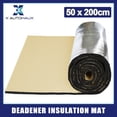 thumbnail image 1 of Estera de Aislamiento de Sonido Aislante de Calor 197Mil 5mm 21,4Sqft Para Coche 200x100cm Unique Bargains, 1 of 1