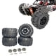 thumbnail image 5 of 4 piezas de neumáticos de nieve RC a escala 1:14, repuestos para ruedas y neumáticos para Wltoys 124018 Neumáticos con pasadores hexagonales, 5 of 8
