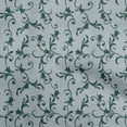 thumbnail image 1 of oneOone Cotton Poplin Twill Dusty Blue Fabric Asian Baroque Dress Material Fabric Print Fabric By The Yard 56 Inch Wide, 1 of 4