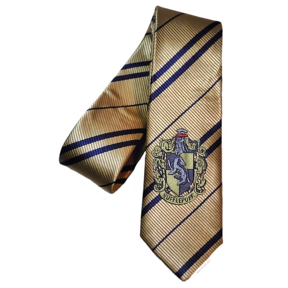Harry Potter Hufflepuff Crest Polyester Neck Tie