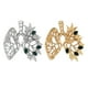 thumbnail image 3 of Broches de disfraces Perfecl Insignias de ropa Hoja y corazón, 3 of 8