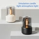 thumbnail image 5 of [Negro] Humidificador difusor de aromaterapia de aceite esencial con luz de vela para el hogar, 5 of 5