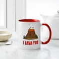 thumbnail image 4 of CafePress - I Lava You Volcano Mugs - 11 oz Ceramic Mug - Novelty Coffee Tea Cup, 4 of 4