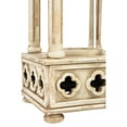 thumbnail image 5 of DecMode White Wood Standing Decorative Candle Lantern, 5 of 10