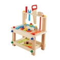thumbnail image 2 of Montessori Wooden Workbench Children Construction Gift for Toddlers, 2 of 8