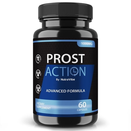 ProstAction Capsules - Prost Action Prostate Support Formula with Natural Blend for Urinary Flow, Comfort & Balance | Easy-to-Swallow Daily Pills for Over-All Wellness (60 Capsules)