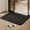 Black, variant on Super Absorbent Bathroom Floor Mat | Waterproof & Non-Slip Entryway Rug | 40x60cm Sponge Doormat for Indoor & Outdoor Use | Quick-Dry & Washable
