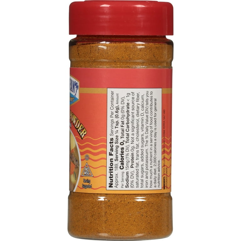 Caribbean Rhythms Hot Curry Powder 4 oz - Walmart.com