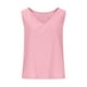 thumbnail image 5 of Top boho,Camiseta sin mangas con cuello en V para mujer, informal, color liso, mezcla de algodón, bolsillos, para verano, sopatenor, 5 of 9