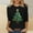 Black, variant on Christmas T Shirt Women 3/4 Sleeve Holiday Tops Casual Xmas Tree Print Funny Festive Tees Cute Christmas Shirts Outfit