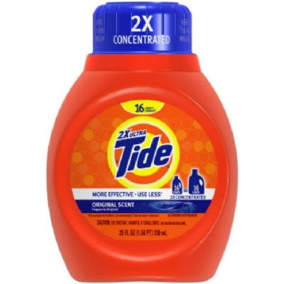 2X Ultra Liquid Detergent, Regular Scent, 25-oz. 13875