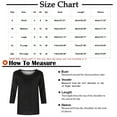 thumbnail image 3 of Clothes for Women Women's Dragonflies Graphic T-Shirt 3/4 Sleeves Blouse Crew Neck Casual Tops Clothes Summer, 3 of 4