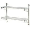 thumbnail image 2 of Nexel Poly-Green Adjustable Wall Mount Wire Shelving 2 Shelf Starter 36""Wx18""D, 2 of 3