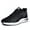 Black/White, variant on Men's Elevator Sneakers 2.36 Inch Invisible Height Increasing Lace up Fashion Sneakers