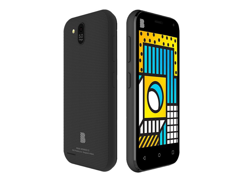 BLU Advance L5 | 2020 | Long Lasting Battery | Unlocked | 4.0” Display | 16GB | 5MP Camera | US Warranty | Black