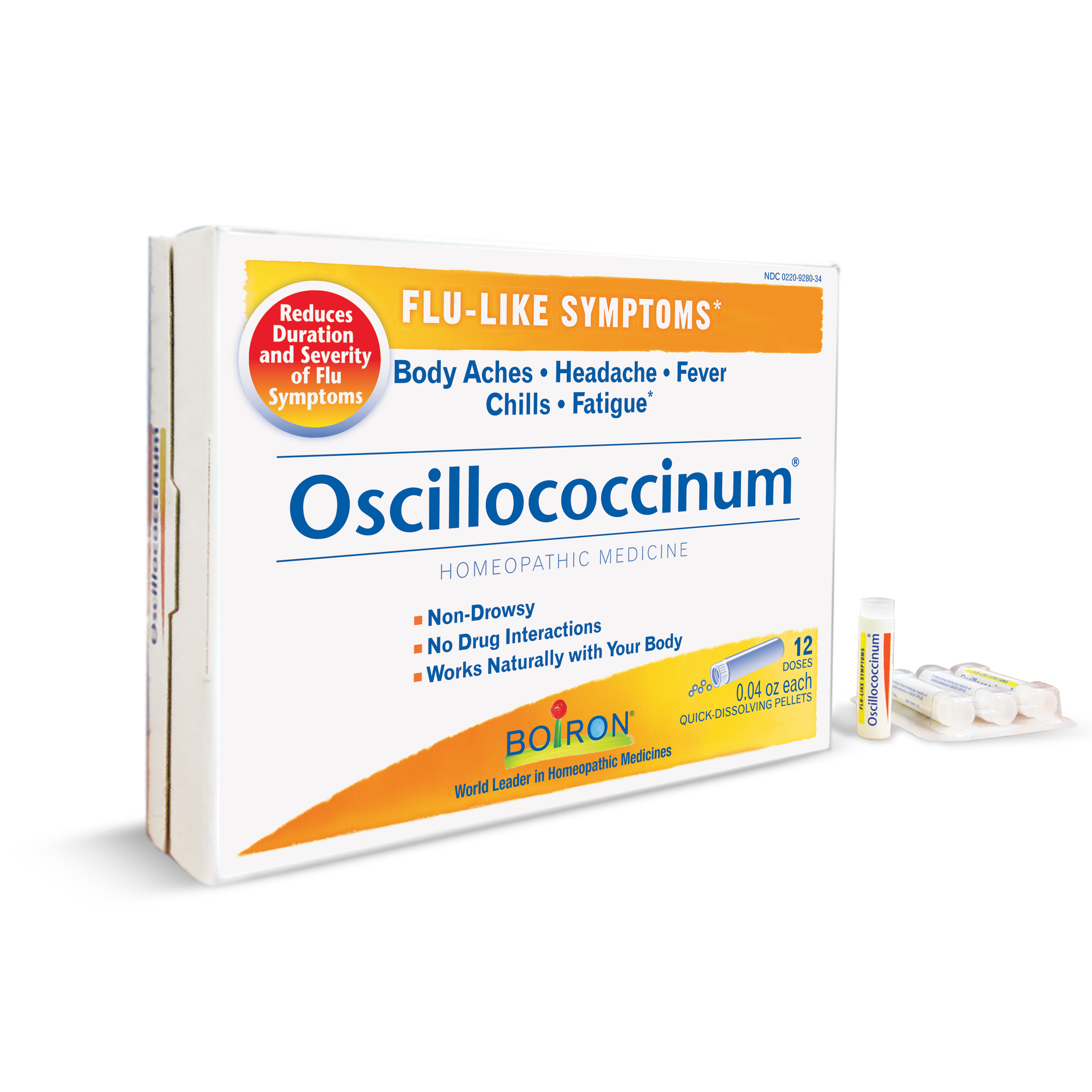 Boiron Oscillococcinum Homeopathic Medicine for Flu-like Symptoms, 12 Count - image 3 of 9