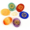 thumbnail image 3 of Chakra Stones, Healing Crystals, Convenient Cool Delicate Comfortable Positive Energy Chakra Stone, For  Therapy, 3 of 8