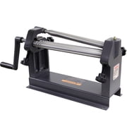 KAKA INDUSTRIAL Slip Roll Machine 12 inch x 22-Ga, Manual Sheet Metal Roller with Removable Rollers W01-1222