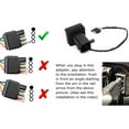 thumbnail image 5 of Red 15 LED 2 inch Trailer Truck Hitch Tow Haul Receiver Cover Brake Light with Pin 12V, 5 of 5