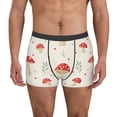 thumbnail image 1 of Fotbe Flat Mushrooms Calzoncillos Tipo Boxer con Bolsa de Soporte Total para Hombre, X-Temp Fresco, Transpirable y de Secado Rápido-Small, 1 of 5
