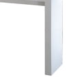 thumbnail image 4 of Joey 60 Inch Modern Bar Table, Lacquered White Finish, Composite Wood Frame, Saltoro Sherpi, 4 of 5