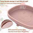 thumbnail image 6 of Xiyztok 4 Piece Kids Dinnerware Set, Silicone Kid Plates and Bowls Set, Baby Dishes Divided Toddler Plates for Child,Cartoon Pattern, 6 of 9