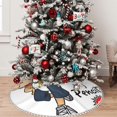 thumbnail image 6 of Sigee Sml Jeffy B(1) for Christmas Decoration Tree Skirt Christmas Tee Skirt with Pom Pom Trim,Christmas Home Decor Holiday Tree Skirt Fits Christmas Tree,36", 6 of 8