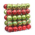 thumbnail image 3 of 50 colgantes ligeros de 4 cm para de Navidad, decoración navideña para centros comerciales, salas de estar, celebraciones y cafeterías., 3 of 9