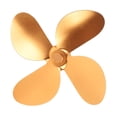 thumbnail image 1 of 4 Blade Aluminum Alloy Fireplace Fan Blade Replacement For Stove Fan Accessories, Improve Heating Efficiency, Easy Installation, Widely Compatible, 1 of 8