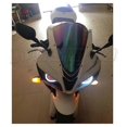 thumbnail image 3 of Motorcycle Double Bubble Windshield Compatible 2007 2008 2009 2010 2011 2012 Honda Cbr600rr F5 Cbr 600RR Black, 3 of 5