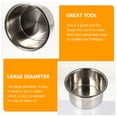 thumbnail image 4 of QUMIIRITY Pot à Cire en Acier Inoxydable Argent Lot de 1 pour Femmes, 4 of 8