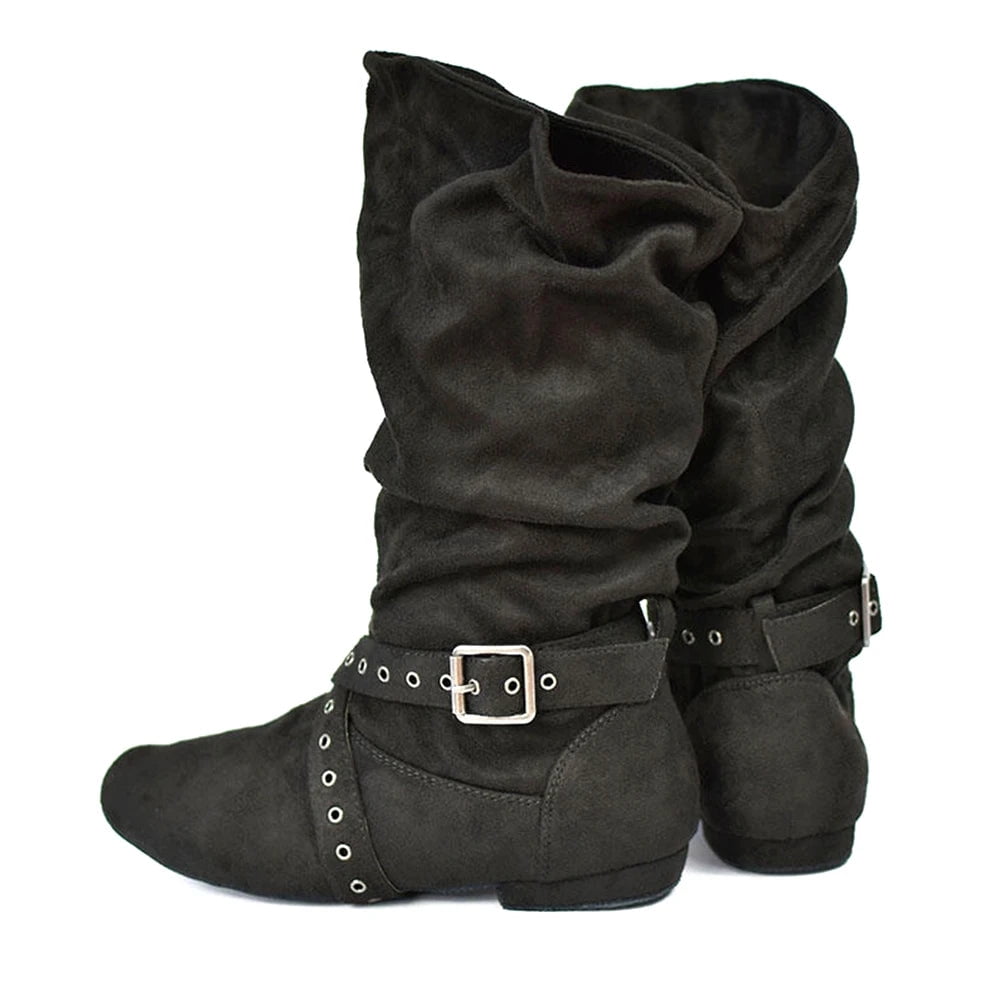 Semelle en Daim Etape Femmes Danse Latine Bottes Salsa Chaussure Longue Ligne Chaussures West Coast Swing Danse Bottes