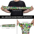 thumbnail image 3 of Yiaed Colorful Tie Dye Stained Glass Print Arm Sleeves,Cooling UV Sun Protection Sports Compression for Men/Women, 3 of 6