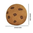 thumbnail image 3 of Chocolate Chip Cookies Pillow Chair Pad Cute Sitting Pillow Floor Cushion Outdoor Patio Cushion For Dining Chair 10x10x3cm, 3 of 8