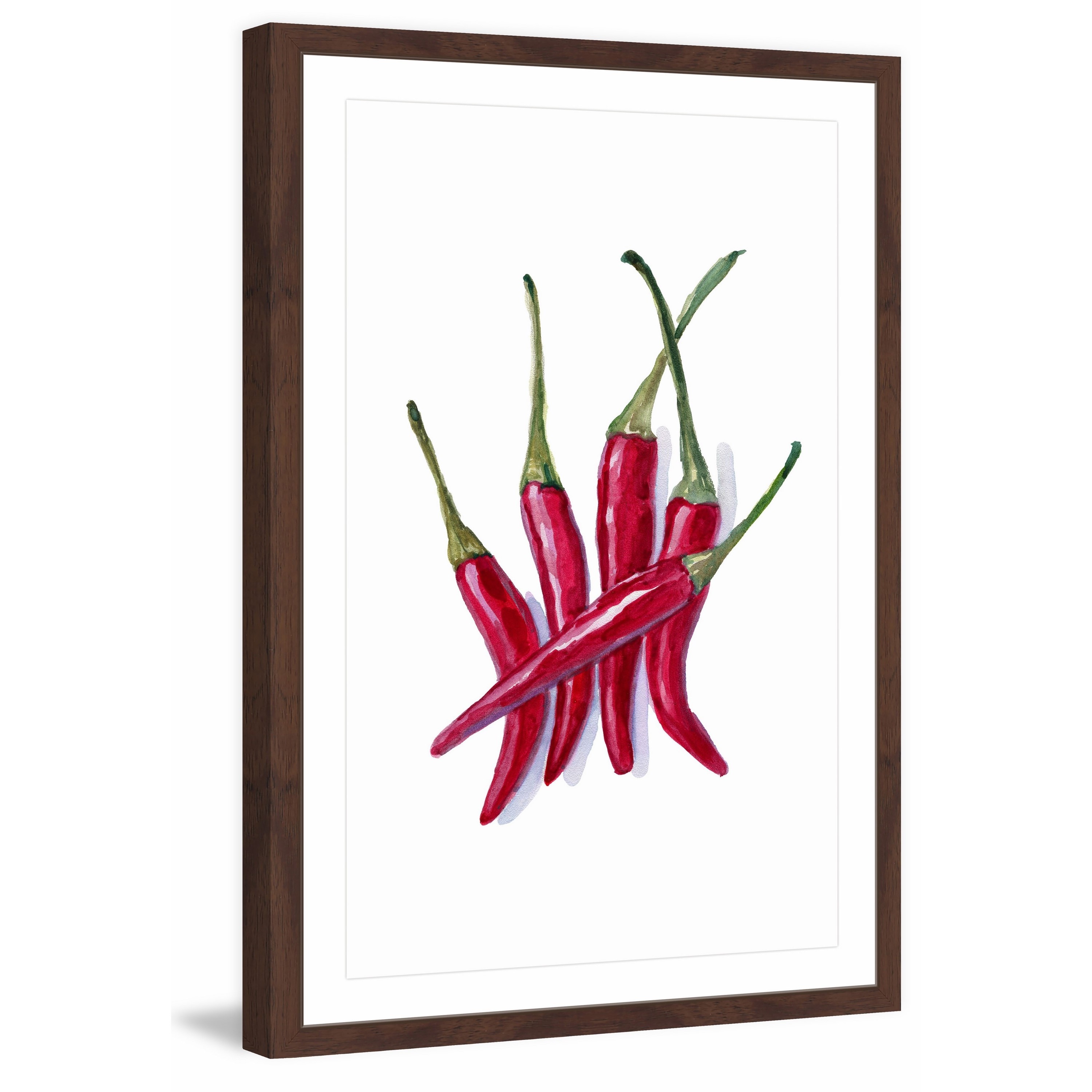 "Keeping It Spicy" Framed Painting Art Print