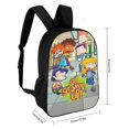 thumbnail image 2 of Todos Crecidos-theme Backpack, Campus style schoolbag Bookbag with Adjustable Shoulder Straps And Large Zip Compartment, Unisex Travel Bags., 2 of 6