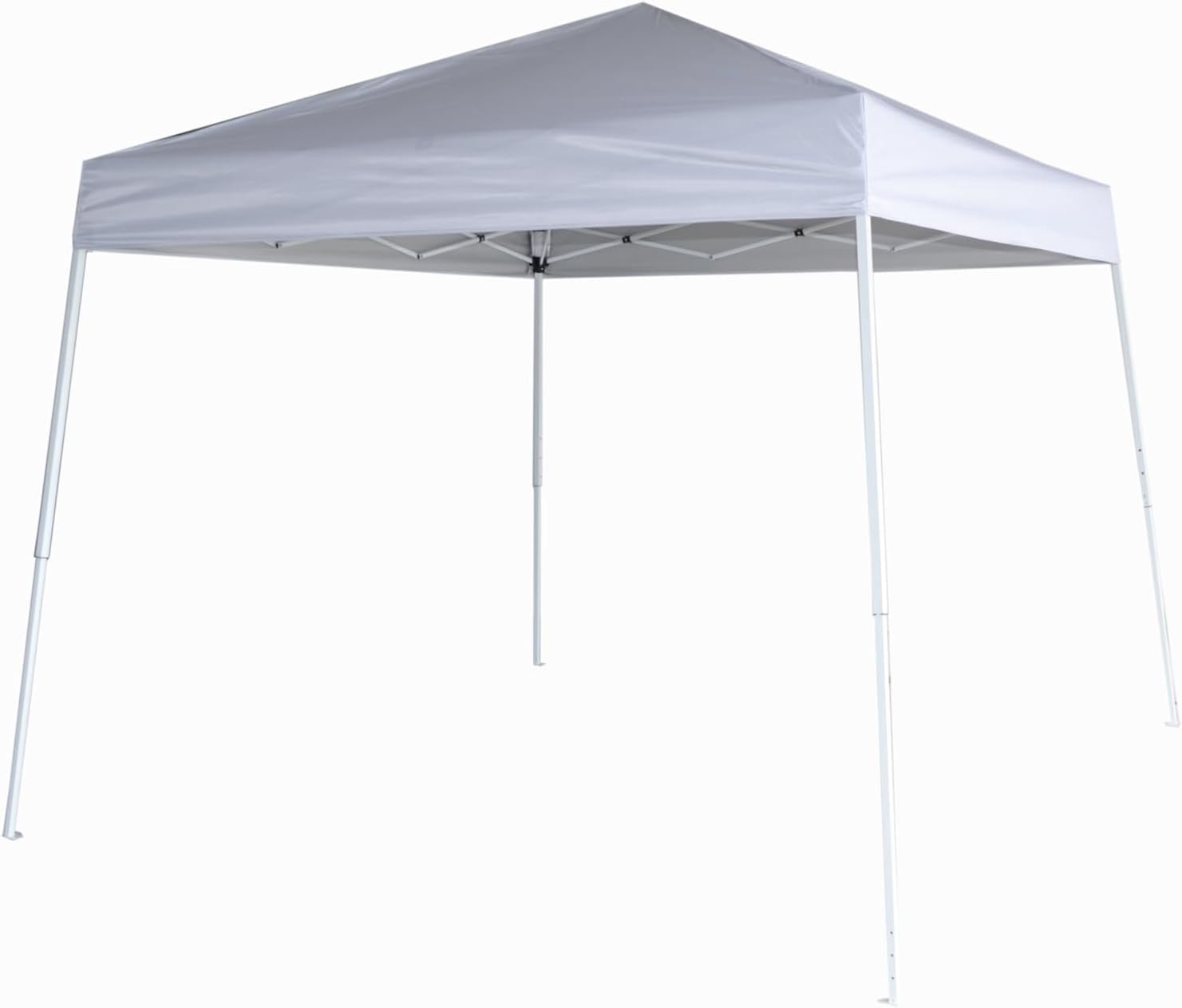Impact Canopy Q-Shade Portable 10x10 Pop Up Tent High Performance Lightweight Outdoor Canopy Kit, Light Grey