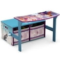 thumbnail image 6 of Disney Frozen 2-in-1 Activity Bench and Desk by Delta Children - Greenguard Gold Certified, Blue/Purple, 6 of 9