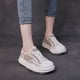 thumbnail image 4 of 2022 Nuevo diseño de zapatos individuales para mujer, zapatillas de deporte, plataforma plana, zapatos bordados, zapatos planos con cordones, 4 of 5